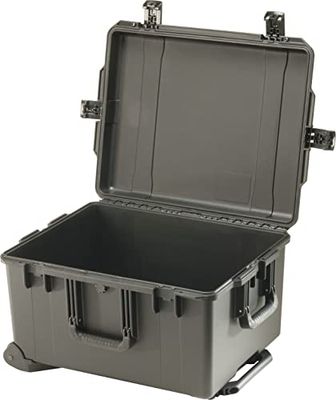 PELI Storm IM2750 professionell skyddande transportlåda för foto- och drönarutrustning, vatten- och dammtät, 78 liters kapacitet, tillverkad i USA, inget skum, svart