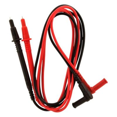 Zenitech - Zestaw 2 przewodów pomiarowych z końcówką Ø4mm - wtyczka kątowa