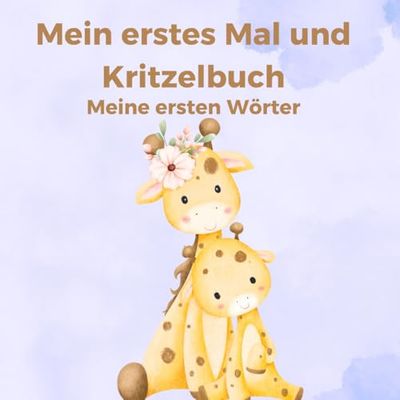 Erstes Mal und Kritzelbuch mit Wörter: Zauberpinsel, Malbuch, Kritzelbuch, Kinder, erst Wörter, 1-2 Jahre