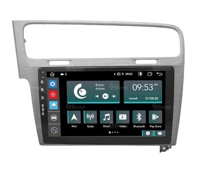 JF Sound - Autoradio Android JF-033W7-X9C - Per VW Golf 7 - CarPlay e Android Auto Wireless - GPS - 4GB RAM - 64GB ROM - DAB+ - 10" HD - Grigio Satinato - Prodotto in Italia