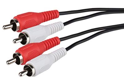 Maplin Twin 2 Pole RCA Phono to Twin 2 Pole RCA Phono-kabel 1,5 m