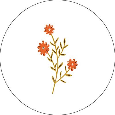 Bonateks, Ronde digitaal bedrukte muismat, antislip onderkant, voor kantoor en thuis, diameter: 22 cm