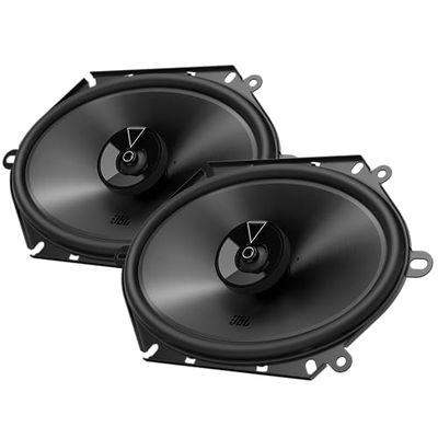 JBL Club 864F Gen 3 - Enceinte Voiture Ovale à 2 Voies de Harman Kardon Une Mise à Niveau supérieure: Haut Parleur 6x8, 180W Max, Haute sensibilité, Basses intenses et Rendu des aigus Impressionnant