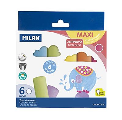 Milan 247206 krijt, 6 stuks