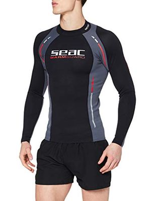 SEAC Warm Guard Long, colete protetor térmico de manga comprida, para homem, em neoprene de 0,5 mm, protetor contra salpicos para mergulho e natação anti-UV