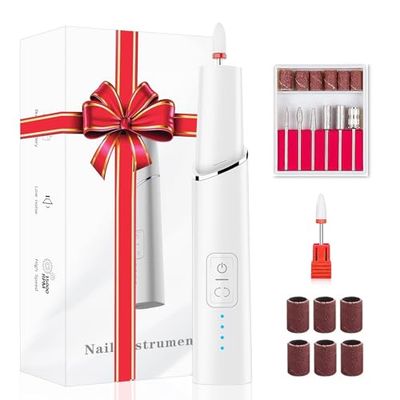 Fraise à ongles professionnelle, kit de manucure électrique, 15000 tr/min, vitesse réglable, kit de manucure pour ongles en gel, cuticules, gel acrylique, kit de manucure pour débutants professionnels