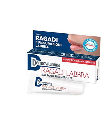 Dermovitamina Ragadi - Bálsamo reparador para labios, 8 ml