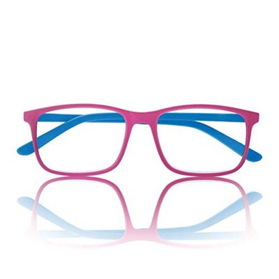 De Tomaso " 509" Rosa-Azzurro (+3,00) Occhiali da lettura di moda italiana