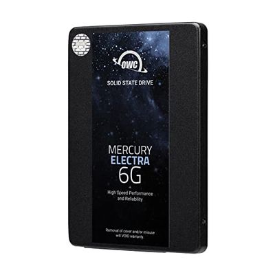 OWC - Mercury Electra 6G de 2.0 TB - Unidad de estado sólido SATA de 6 Gb/s de 2.5 pulgadas, 7 mm