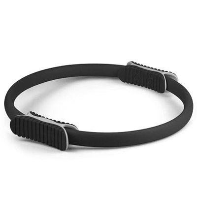 WELLDER Super Grip Magische Ring Yoga Pilates Fitness Fitness Gym Ring Zwart of Roze Heren Dames 37cm (zwart)