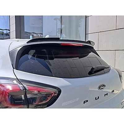 Roof spoiler (Spoiler Cap) compatible with Ford Puma ST-Line 2019- (ABS Glossy black)