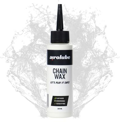 Airolube Cera per catena – Ottima protezione contro acqua e sporco – Biologicamente biodegradabile e sostenibile – Effetto lubrificante stabile – Bottiglia da 100 ml