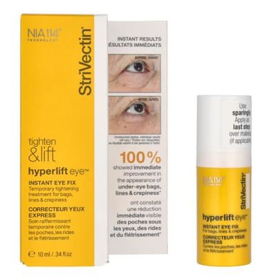 StriVectin Tighten & Lift Hyperlift Eye Cream (0.34 Oz, 10ml)| Instant Eye Fix, Tightening Treatment for Bags, Lines and Crepiness