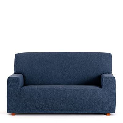 Eysa Llion Sofa Cover, Lycra, Blue 3, 2 Seater