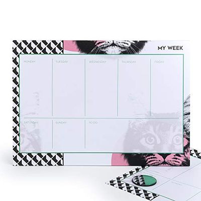 Mustard Desktop Weekplanner, Multi Kleur