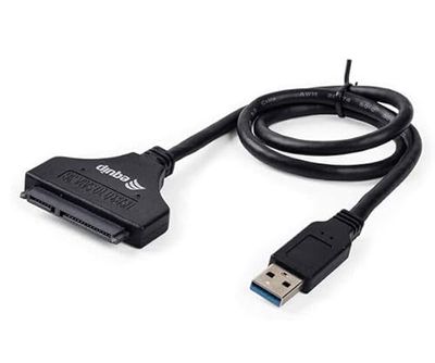 Adapterkabel - USB 3.0 till sata för 2,5" SSD- och HDD-skivor, snabb anslutning, perfekt för dataöverföring.