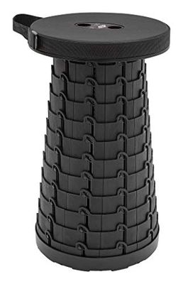 SITTOGO by WEDO 212401 TÜV och GS testad teleskoppall, plast, svart, 25,5 cm, 130 kg lastkapacitet