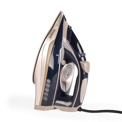 Beldray BEL01847VDE de vapor de precisión Plancha - una temperatura, vapor ajustable, suela cerámica, apagado automático, 320 ml, chorro de vapor de 200 g/min, cable de alimentación de 3 m