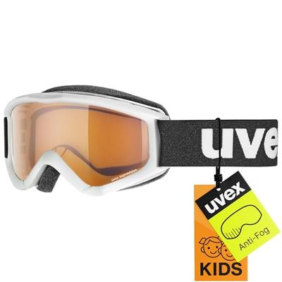 Uvex speedy pro - lunettes de ski pour enfants - Catégorie de filtre 2 - anti-buée - white sl/lasergold - one size