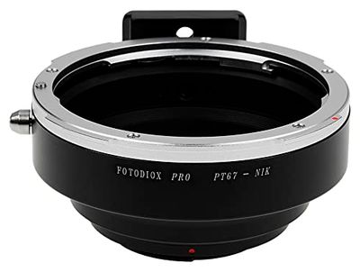 Fotodiox Anel adaptador profissional para Pentax 6 x 7, 67 lente para câmara Nikon