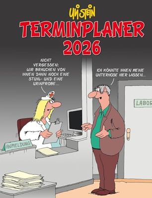 Uli Stein Terminplaner 2026: Taschenkalender: Praktischer Organizer für unterwegs