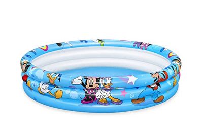 BESTWAY Piscina Hinchable Infantil Disney Junior Mickey & Friends 122x122 cm Multicolor