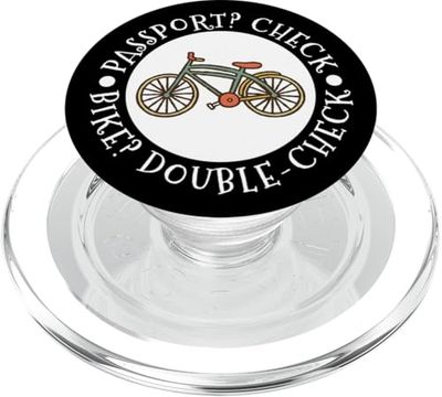 Viajero Bicicleta Bicicleta Viaje Ciclismo Ciclista Bikepacking PopSockets PopGrip para MagSafe