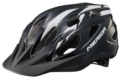 Casco Junior MERIDA Shadow 51-56 cm czarno-biały