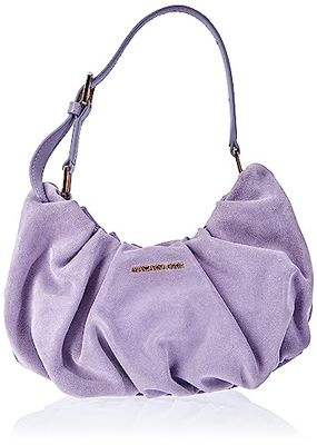 Mandarina Duck Velvet Plisse Wrist, Mujeres, Purple Impression, Talla única