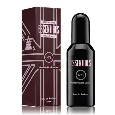 MILTON-LLOYD ESSENTIALS No 3 Perfume for Men. 50ml Eau de Parfum Men, Luxury Fragrance - Mens Aftershave, Long Lasting Fragrance for Men by Milton-Lloyd