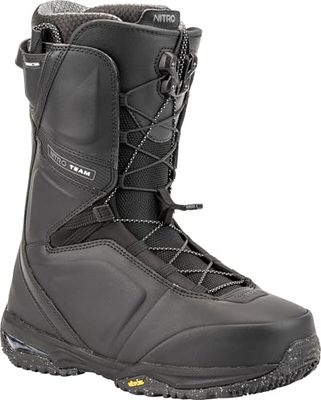 Nitro Team TLS Bottes de Snowboard pour Hommes, Noir, 28.5