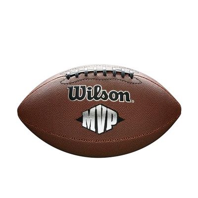 Wilson WTF1411XB Bola de futebol americano NFL MVP material composto para jogo recreativo, unissexo, castanho, tamanho único