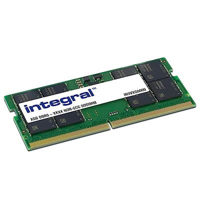 Integral 16Go DDR5 So-DIMM RAM 5600MT/s PC5-44800 CL46 Module de mémoire pour Ordinateur Portable/Ordinateur Portable/Macbook/NUC