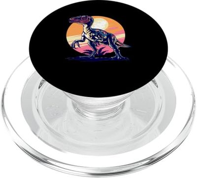 Utahraptor 90s Retro PopSockets PopGrip para MagSafe