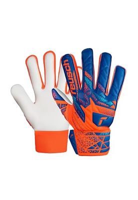Reusch Attrakt Starter Solid Finger Support Junior Guanti protettivi da portiere per bambini, ragazzi, ragazze, con protezione per le dita, per tutte le condizioni atmosferiche e superfici di gioco
