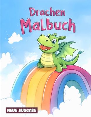 Drachen-Malbuch für Kinder: Über 50 einzigartige und spaßige Baby-Drachen-Illustrationen | Großartig für Jungen und Mädchen im Alter von 5-10 Jahren.