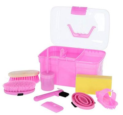Kerbl 321766 Paardenpoetsdoos Voor Kinderen, Roze