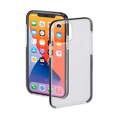 Hama Hoes voor mobiele telefoon voor iPhone 12 Pro Max "Protector" (transparante iPhone 12 Pro Max hoes van TPU, schokbestendige bumper voor valbescherming, waterafstotende beschermhoes, flexibele