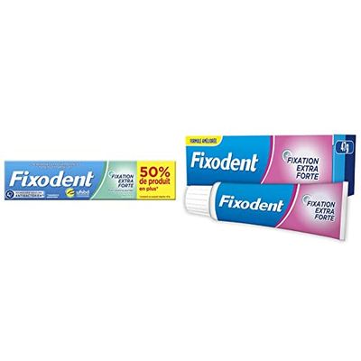 Fixodent Neutral Crème Adhésive Pour Prothèses Dentaires 70,5 g & Original Crème Adhésive Pour Prothèses Dentaires 47 G