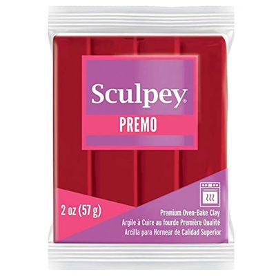 Sculpey Polyform Sculpting Clay Premo, Cayenne, 56,7 g, Argilla polimerica, 2oz