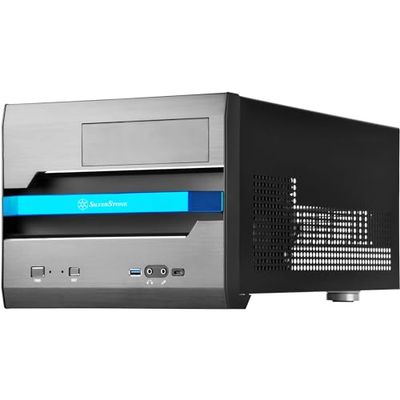 SilverStone SST-SG12B - Carcasa de ordenador cubo Sugo Micro ATX, negro