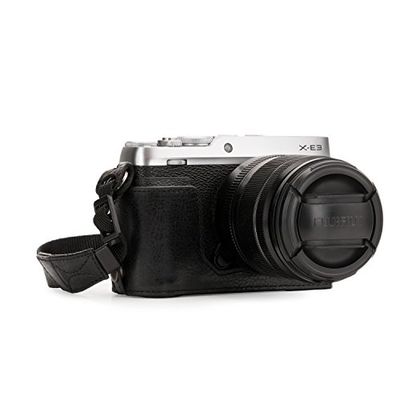 MegaGear MG1342 Ever Ready - Funda para cámara Fujifilm X-E3 (con Correa y Acceso a baterías), Color Negro