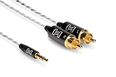 Hosa Drive Str Brkot Cble 3,5 mm Trs-Dual RCA, 3 ft
