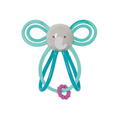 Manhattan Toy Winkel - Chocalho e mordedor sensorial de elefante