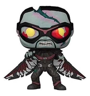 Funko Pop! Marvel - What If - Zombie Falcon - Marvel What If - Figura de Vinilo Coleccionable - Idea de Regalo- Mercancia Oficial - Juguetes para Niños y Adultos - TV Fans