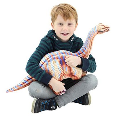 Sweety Toys 10851 Materiał dinozaura 78 cm brązowy Apatozaur - trürski jaszczek