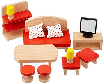 Mueble para muñecos, salón, goki Basic.