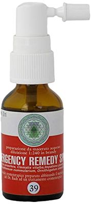 Emergency Remedy Nr. 39 Princeps Fiori di Bach BIO Cromoterapici Spray Rimedio di Emergenza