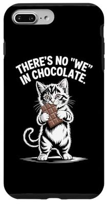 Funny Chocolate Eating Cat Chocolate Case for iPhone 7 Plus/8 Plus