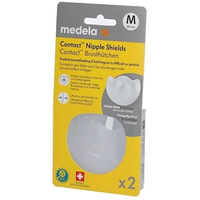 Medela 200,1593 Contact Nakładki na brodawki, M, 2 Sztuki